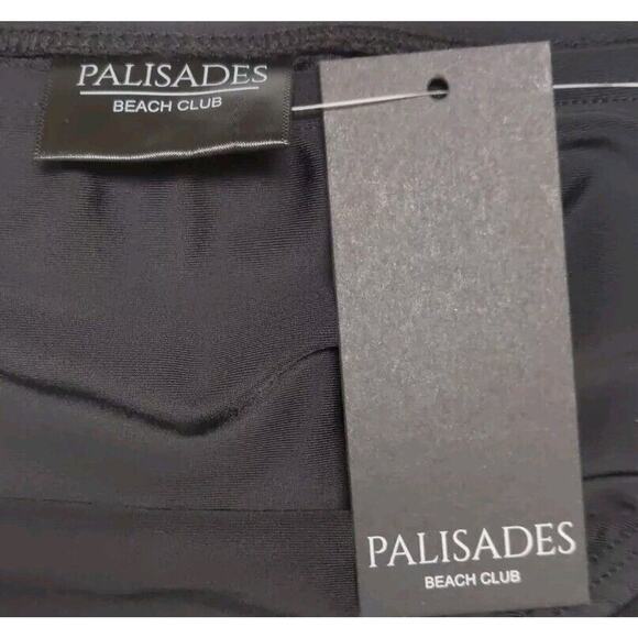 Palisades Beach Club Bikini Bottom Womens XL Solid Basic Black NEW NWT - Picture 4 of 9